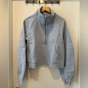 Scuba Oversized Funnel-Neck Half Zip